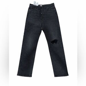 Washed black Levi Wedgie Straight Size 27
